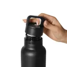 Sticla termoizolanta 750 ml, Everestus, 2601E12753, Ø7.8x29 cm, Otel, Plastic, Negru