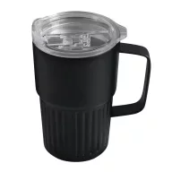   Cana termos, 450 ml, 2509E14311, Everestus, Ø8.7x14 cm, Otel, Plastic, Negru