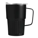 Cana termos, 450 ml, 2509E14311, Everestus, Ø8.7x14 cm, Otel, Plastic, Negru