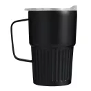 Cana termos, 450 ml, 2509E14311, Everestus, Ø8.7x14 cm, Otel, Plastic, Negru