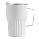 Cana termos, 450 ml, 2509E14312, Everestus, Ø8.7x14 cm, Otel, Plastic, Alb