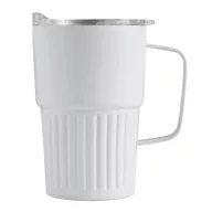   Cana termos, 450 ml, 2509E14312, Everestus, Ø8.7x14 cm, Otel, Plastic, Alb