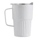 Cana termos, 450 ml, 2509E14312, Everestus, Ø8.7x14 cm, Otel, Plastic, Alb