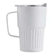   Cana termos, 450 ml, 2509E14312, Everestus, Ø8.7x14 cm, Otel, Plastic, Alb