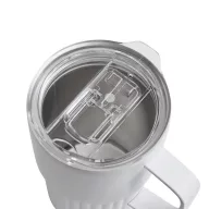   Cana termos, 450 ml, 2509E14312, Everestus, Ø8.7x14 cm, Otel, Plastic, Alb