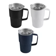   Cana termos, 450 ml, 2509E14312, Everestus, Ø8.7x14 cm, Otel, Plastic, Alb