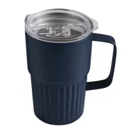   Cana termos, 450 ml, 2509E14313, Everestus, Ø8.7x14 cm, Otel, Plastic, Albastru bleumarin