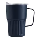 Cana termos, 450 ml, 2509E14313, Everestus, Ø8.7x14 cm, Otel, Plastic, Albastru bleumarin