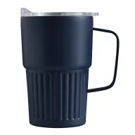   Cana termos, 450 ml, 2509E14313, Everestus, Ø8.7x14 cm, Otel, Plastic, Albastru bleumarin