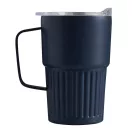 Cana termos, 450 ml, 2509E14313, Everestus, Ø8.7x14 cm, Otel, Plastic, Albastru bleumarin