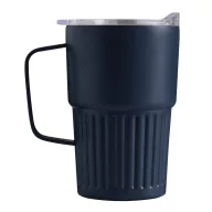   Cana termos, 450 ml, 2509E14313, Everestus, Ø8.7x14 cm, Otel, Plastic, Albastru bleumarin