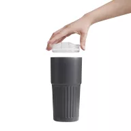   Cana termos, 600 ml, 2509E14316, Everestus, Ø8.7x18 cm, Otel, Plastic, Gri