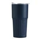 Cana termos, 600 ml, 2509E14317, Everestus, Ø8.7x18 cm, Otel, Plastic, Albastru bleumarin