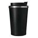 Cana termoizolanta 350 ml, Everestus, 2601E12757, Ø9x14.8 cm, Otel, Plastic, Negru