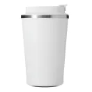 Cana termoizolanta 350 ml, Everestus, 2601E12758, Ø9x14.8 cm, Otel, Plastic, Alb