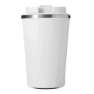 Cana termoizolanta 350 ml, Everestus, 2601E12758, Ø9x14.8 cm, Otel, Plastic, Alb