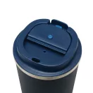 Cana termoizolanta 350 ml, Everestus, 2601E12759, Ø9x14.8 cm, Otel, Plastic, Albastru bleumarin