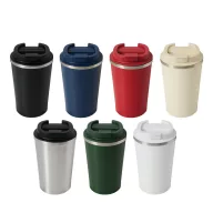   Cana termoizolanta 350 ml, Everestus, 2601E12759, Ø9x14.8 cm, Otel, Plastic, Albastru bleumarin