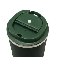   Cana termoizolanta 350 ml, Everestus, 2601E12761, Ø9x14.8 cm, Otel, Plastic, Verde army