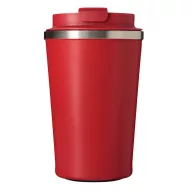   Cana termoizolanta 350 ml, Everestus, 2601E12762, Ø9x14.8 cm, Otel, Plastic, Rosu