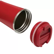   Cana termoizolanta 350 ml, Everestus, 2601E12762, Ø9x14.8 cm, Otel, Plastic, Rosu