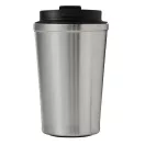 Cana termoizolanta 350 ml, Everestus, 2601E12763, Ø9x14.8 cm, Otel, Plastic, Argintiu