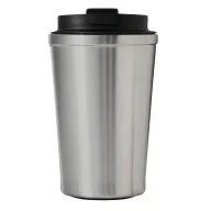  Cana termoizolanta 350 ml, Everestus, 2601E12763, Ø9x14.8 cm, Otel, Plastic, Argintiu