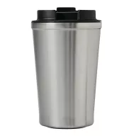   Cana termoizolanta 350 ml, Everestus, 2601E12763, Ø9x14.8 cm, Otel, Plastic, Argintiu