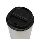 Cana termoizolanta 350 ml, Everestus, 2601E12763, Ø9x14.8 cm, Otel, Plastic, Argintiu