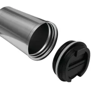   Cana termoizolanta 350 ml, Everestus, 2601E12763, Ø9x14.8 cm, Otel, Plastic, Argintiu