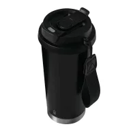   Sticla termoizolanta 500 ml, Everestus, 2601E12748, Ø9.2x19.5 cm, Otel, Plastic, Negru