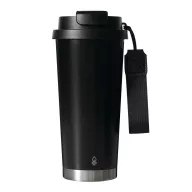   Sticla termoizolanta 500 ml, Everestus, 2601E12748, Ø9.2x19.5 cm, Otel, Plastic, Negru