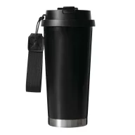   Sticla termoizolanta 500 ml, Everestus, 2601E12748, Ø9.2x19.5 cm, Otel, Plastic, Negru