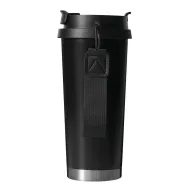   Sticla termoizolanta 500 ml, Everestus, 2601E12748, Ø9.2x19.5 cm, Otel, Plastic, Negru