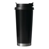   Sticla termoizolanta 500 ml, Everestus, 2601E12748, Ø9.2x19.5 cm, Otel, Plastic, Negru