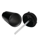 Sticla termoizolanta 500 ml, Everestus, 2601E12748, Ø9.2x19.5 cm, Otel, Plastic, Negru
