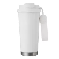   Sticla termoizolanta 500 ml, Everestus, 2601E12749, Ø9.2x19.5 cm, Otel, Plastic, Alb