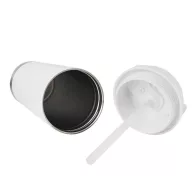   Sticla termoizolanta 500 ml, Everestus, 2601E12749, Ø9.2x19.5 cm, Otel, Plastic, Alb