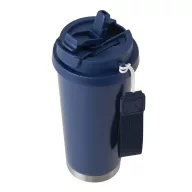   Sticla termoizolanta 500 ml, Everestus, 2601E12750, Ø9.2x19.5 cm, Otel, Plastic, Albastru bleumarin