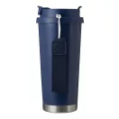 Sticla termoizolanta 500 ml, Everestus, 2601E12750, Ø9.2x19.5 cm, Otel, Plastic, Albastru bleumarin