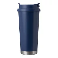   Sticla termoizolanta 500 ml, Everestus, 2601E12750, Ø9.2x19.5 cm, Otel, Plastic, Albastru bleumarin