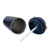   Sticla termoizolanta 500 ml, Everestus, 2601E12750, Ø9.2x19.5 cm, Otel, Plastic, Albastru bleumarin
