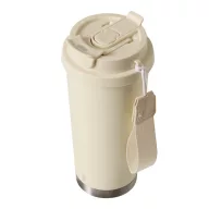   Sticla termoizolanta 500 ml, Everestus, 2601E12751, Ø9.2x19.5 cm, Otel, Plastic, Bej