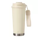 Sticla termoizolanta 500 ml, Everestus, 2601E12751, Ø9.2x19.5 cm, Otel, Plastic, Bej