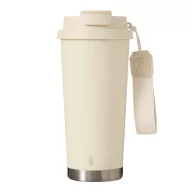   Sticla termoizolanta 500 ml, Everestus, 2601E12751, Ø9.2x19.5 cm, Otel, Plastic, Bej