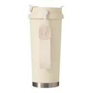   Sticla termoizolanta 500 ml, Everestus, 2601E12751, Ø9.2x19.5 cm, Otel, Plastic, Bej