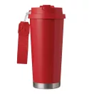 Sticla termoizolanta 500 ml, Everestus, 2601E12752, Ø9.2x19.5 cm, Otel, Plastic, Rosu