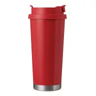   Sticla termoizolanta 500 ml, Everestus, 2601E12752, Ø9.2x19.5 cm, Otel, Plastic, Rosu