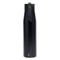   Sticla de apa, Everestus, 2610E18435, 700 ml, Ø6.6x26 cm, Otel, Plastic, Negru