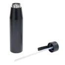 Sticla de apa, Everestus, 2610E18435, 700 ml, Ø6.6x26 cm, Otel, Plastic, Negru